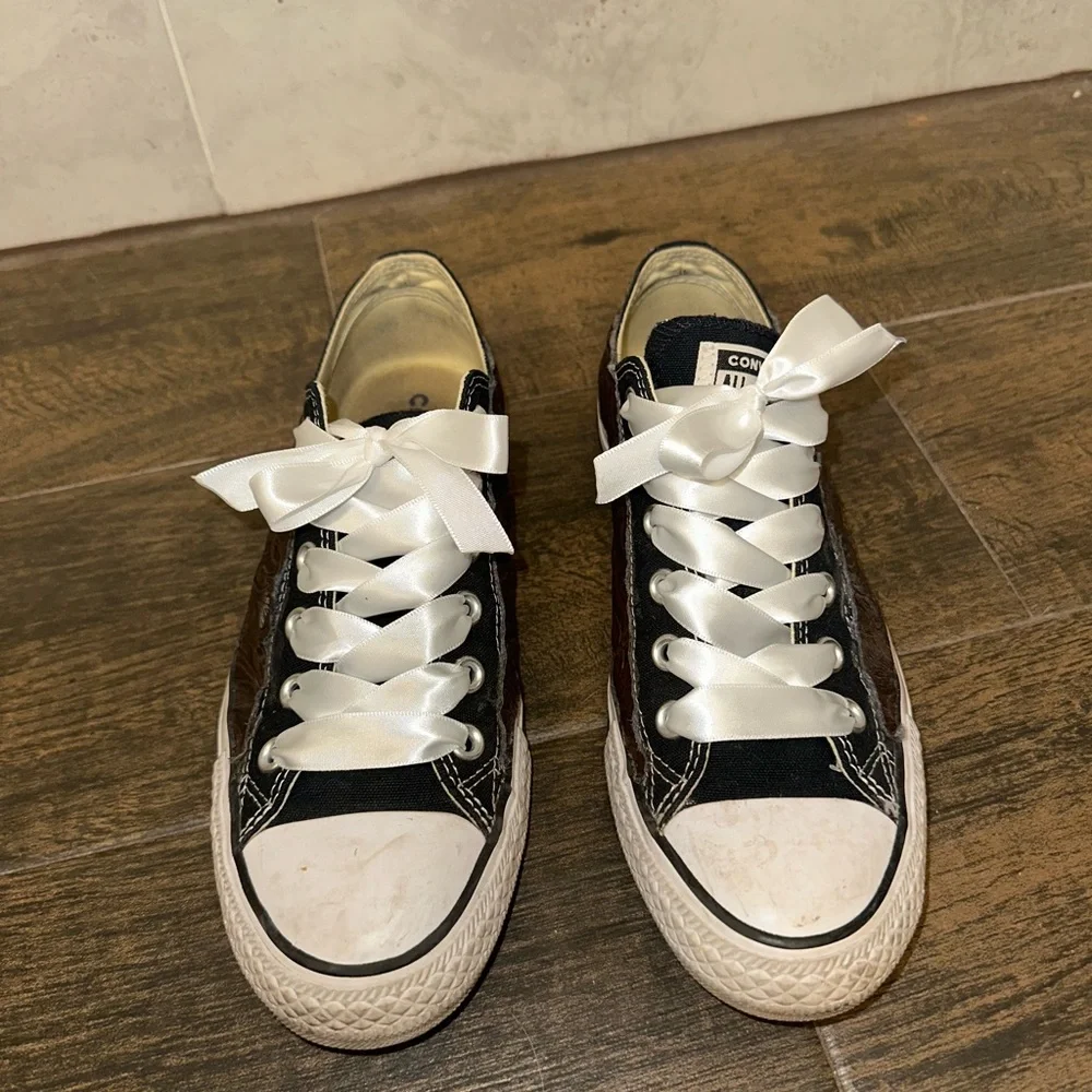 Converse black with brown leather - Picture 3 of 7